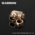Barrow G1/4" 90 OD:12mm Degree Hard Tube Female Fitting Connector TWT90KND-K12