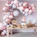 169pcs Macaron Balloons Garland Kit Birthday Party Decor Kids Arch Rose Gold Confetti Ballon Wedding Birthday Baloon Baby Shower