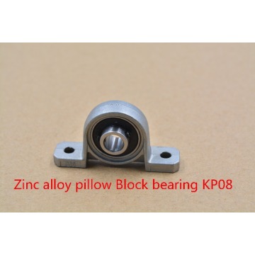 8mm KP08 kirksite bearing insert bearing shaft support spherical roller zinc alloy mount bearing pillow block 1pcs