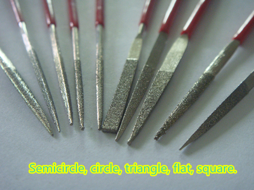 Wholesale 10pcs=1lot 2*100 Mini diamond file knife Guitar repair Jewelry appliance