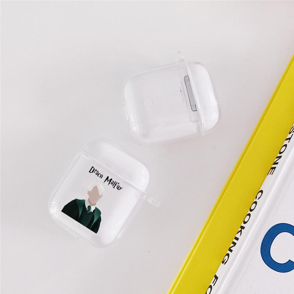 Draco Malfoy Soft Clear Silicone Cases For Apple Airpods Pro 3 2 1 Bluetooth Wireless Earphone Cover Air Pods Charging Box Bags