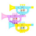 1Pc Plastic Trumpet Musical Instruments for Children Baby Kids Musical Toys Music Trumpet Hooter Baby Toy Random Color 15*7*2cm