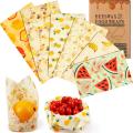Eco Friendly Reusable Food Wraps Sustainable Plastic Free Food Storage Organic Beeswax Wrap Cling Wrap Leaves Sandwich Bag New