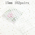 White 15mm 102Pairs