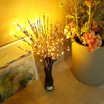 LED Willow Branch Lamp Rose Simulation Orchid Branch Lights Tall Vase Willow Twig Lighted For Garden Party Home Decoration