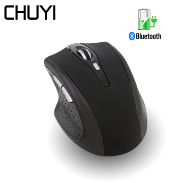 CHUYI Wireless Bluetooth Mouse Rechargeable Ergonomic Silent Mice 1600DPI Optical Mouse With Wrist Rest Mouse Pad For PC Laptop