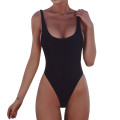 2020 New One Piece Swimsuit Women Elastic High Cut Low Back One Piece Swimwear Bathing Suits Swimwear Women