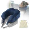 U Shaped Comfort Microbead Car Flight Travel Neck Pillow Headrest Cushion Sleep Support Pain Relief