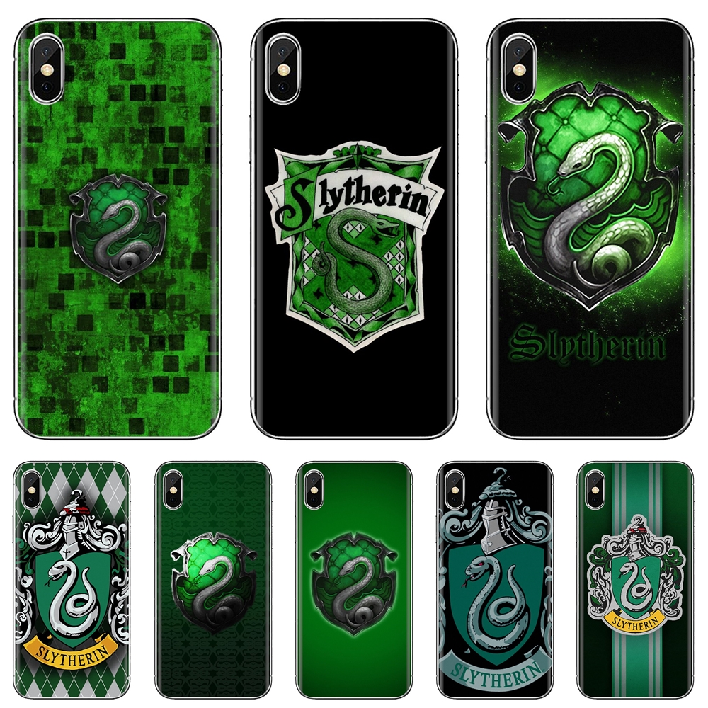 For Samsung Galaxy A10 A40 A50 A70 A3 A5 A7 A9 A8 A6 Plus 2018 2015 2016 2017 Soft TPU Case House Slytherin Logo Poster