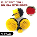 4 Pcs/Set Electric Drill Brush Power Scrubber Brush Drill Clean For Bathroom Surfaces Tub Shower Tile Grout Scrub Cleaning Tool