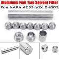 Aluminum 1/2-28 or 5/8-24 Car Fuel Filter 1X7 or 1X13 Car Solvent Trap FOR NAPA 4003 WIX 24003
