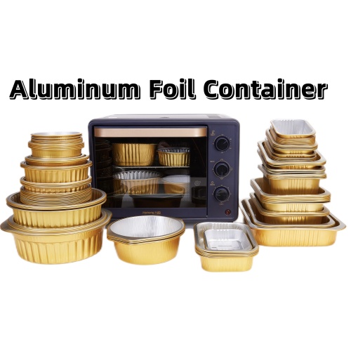 Suppliers for Gold Round takeaway food Aluminium Foil Container