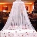 Elegant Lace Bed Canopy Mosquito Net 2020 Hung Dome Mesh Canopy Princess Round Dome Bedding Net Bed Mosquito Netting Hot Sale