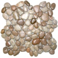 Popular Polished Pebble Tiles for Home Decoration