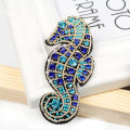 3D hand-beaded hand-stitched cloth seahorse dolphin costume accessories brooch headdress bag shoes decorative patch