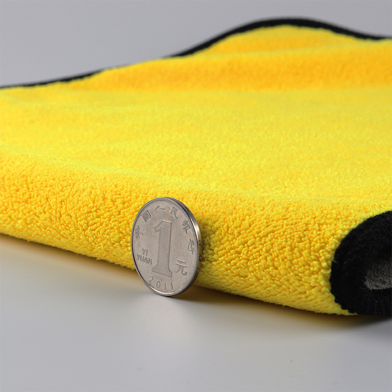 30x30/60CM Car Wash Microfiber Towel Car Cleaning Thickened Drying Cloth Car Care Cloth Detailing Double-sided Car Wash Towel