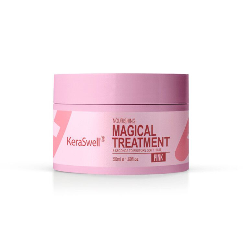 1 Pcs Magical Treatment Mask Repairs Keratin Hair Mask Repairs Frizzy Hair Soft Hair Mask Repairs Damage Hair Care 60ML TSLM1