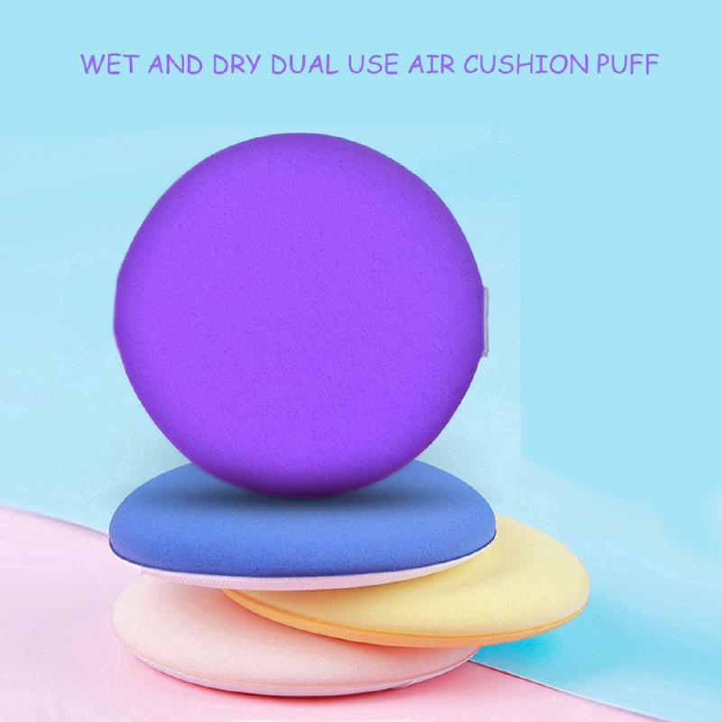 1Pcs Round Shape BB CC Cream Powder Foundation Cosmetic Puff Soft Sponge Face Powder Puff Beauty Make Up Tools Random Color