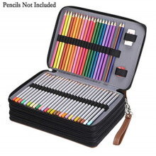 Multifunction 200 Holes Pen Box Pencil Case for Drawing Painting Art Marker Pens High capacity Pencil Case School Stationery Bag