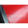 High Quality Red 4D Carbon Fiber Vinyl Wrap Film Air Bubble Free For Car decoration with Size:4"/8"/12"/16"/20"/24"X60"/Lot