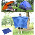Ultralight Rain Jacket Hiking Cycling Raincoat Outdoor Camping Mini Tarp 3 in 1 Multifunction Sun Shelter Tarp