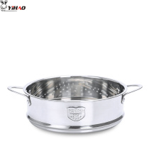 YIHAO 16CM 18CM 20CM High Quality Hot Sale 304 Stainless Steel Thickened Double Ear Steamer Steamer