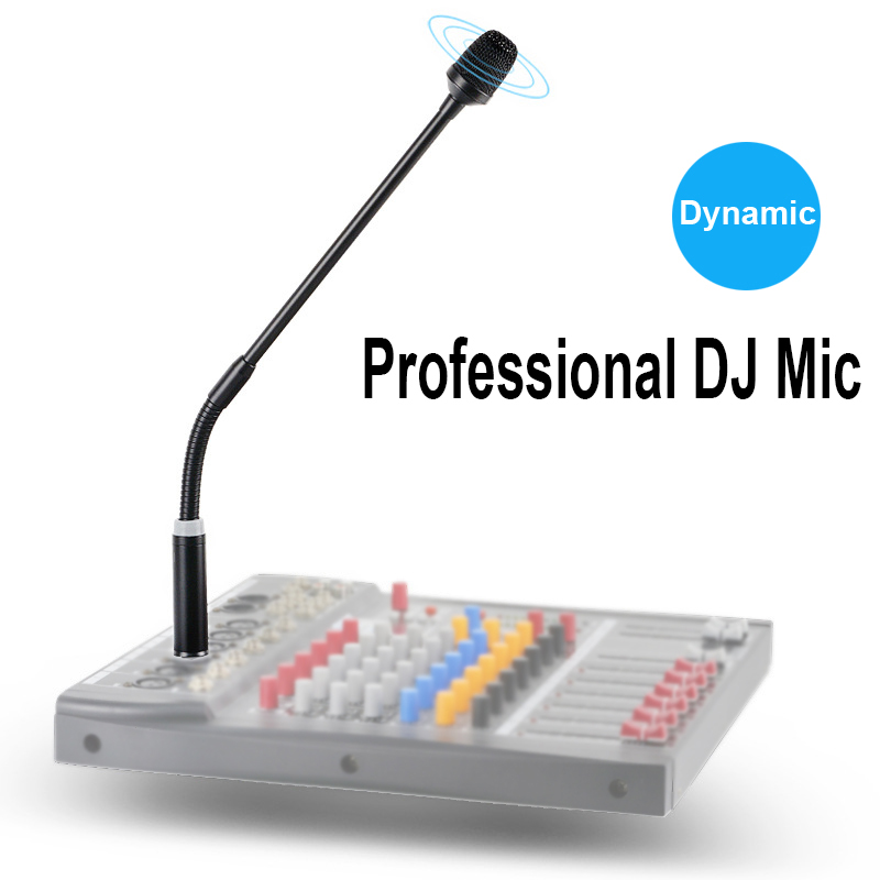 Professional Dynamic DJ Microphone for Mixer Dedicated Disc Shouting Microfone KTV Bar Gooseneck DJ Mic