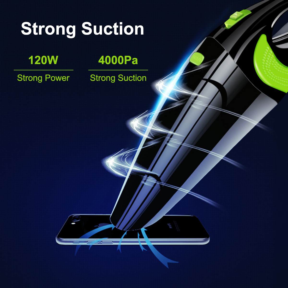 Handheld Wireless Vacuum Cleaner Home 120W USB Cordless Wet Dry Mini Vacuum Cleaner Dust Collector For Home Car Cleaning