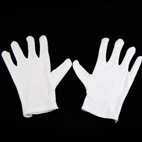 12 PAIRS 100% COTTON WHITE MOISTURISING LINING GLOVE health music work