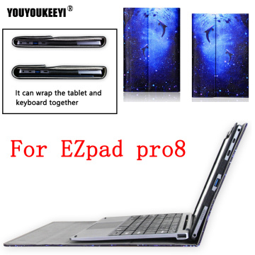 High-quality Business Folio stand cover case For Jumper ezpad pro 8 11.6 inch Tablet PC Wrap keyboard protector+gift