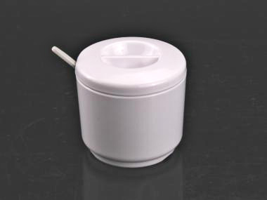 Imitation Porcelain Dinnerware Restaurant Soup Tureen Snack Bar Sugar & Creamer Pots Caster A5 Melamine Tableware Seasonging Pot