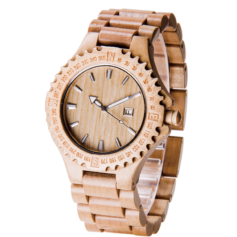 spliced wooden watch