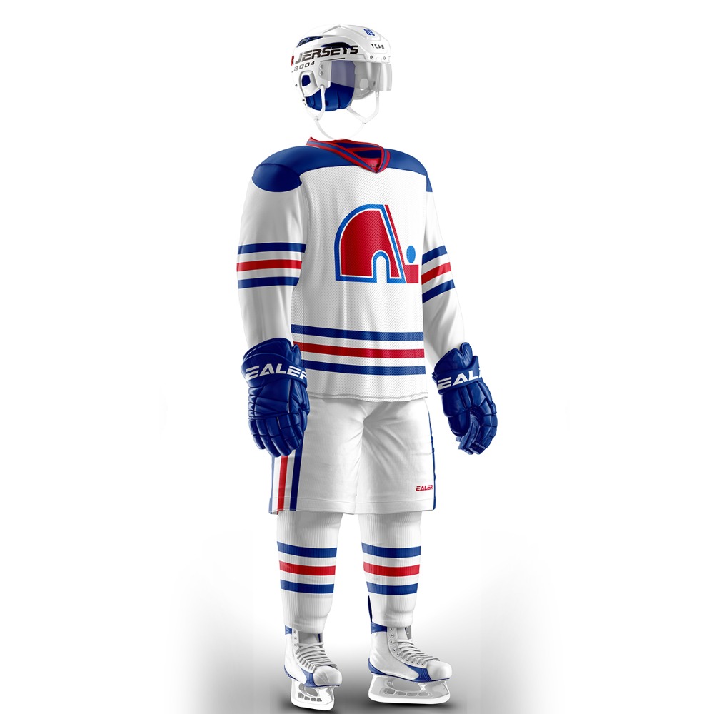 Han Duck free shipping Quebec Training wear With fans Logo ice hockey jersey s in stock customized cheap high quality