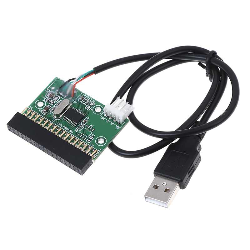 1.44MB 3.5" floppy drive connector 34 PIN 34P to USB cable adapter PCB board