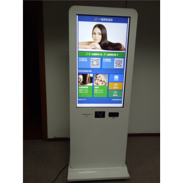 LCD hd tft 42inch Metro Station Hotel cash bill receiver self service smart card ic id card VENDING and SLOT MACHINEs