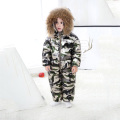 Real Fur Collar Kids Winter Down Coat Baby Girls Boys Warm Jumpsuit Outerwear Clothes Winter -30 Degrees Children Thick Snowsuit