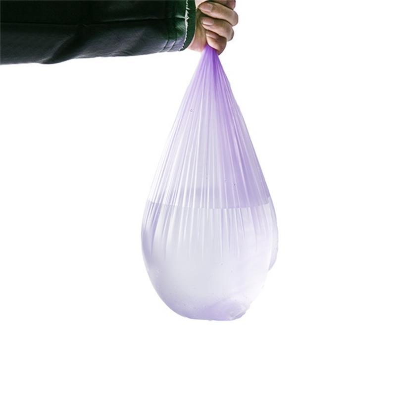 20pcs/roll Color Point-breaking Environmentally Friendly Odorless Thicken Disposable Plastic Garbage Bag Home Goods