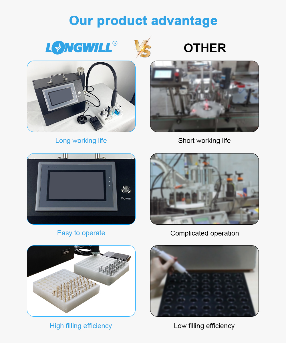 semi auto vape filling machine