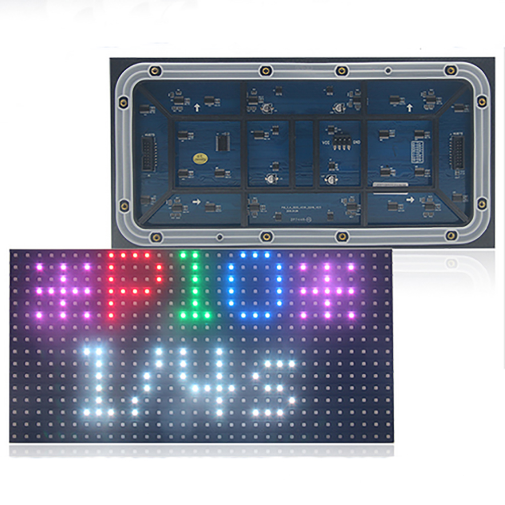 Outdoor Led Screen Module Board Dot Matrix P10 Full Color Smd 3-in-1 320x160mm
