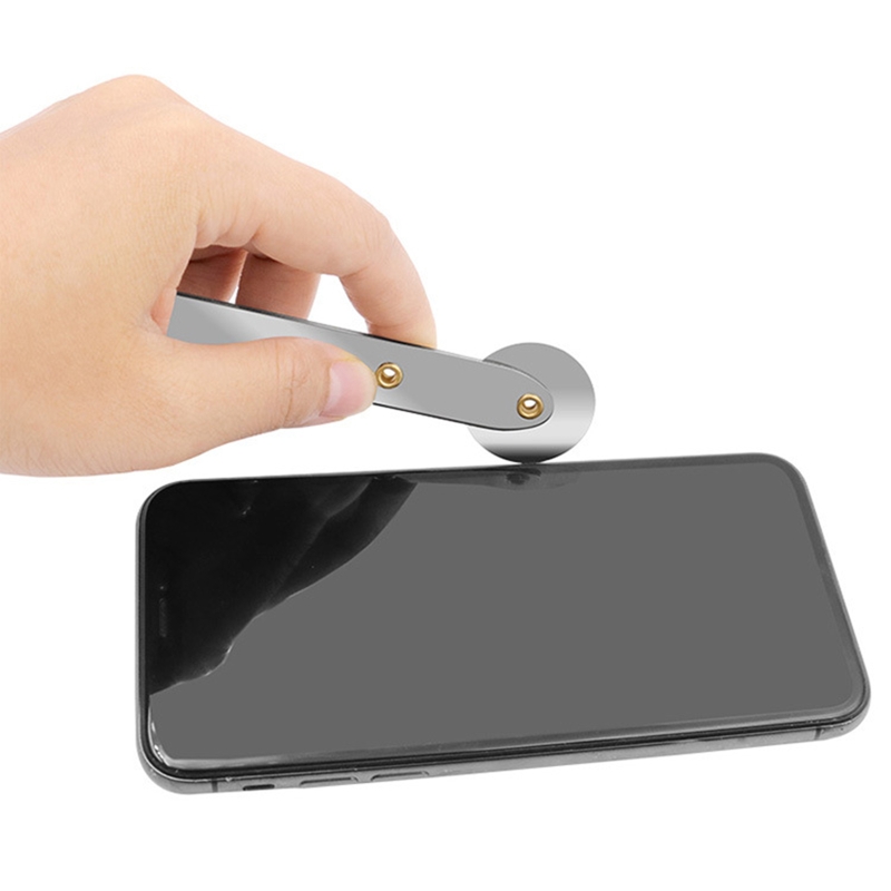 Universal Mobile Phone LCD Screen Back Cover Roller Crowbar Opener with Ruler Disassemble Hand Repair Tool