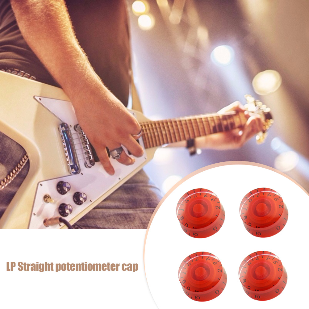 4pcs Electric Guitar Knob Cap Guitar Volume Tone Button for EPI LP Guitar Musical Instrument Accessories