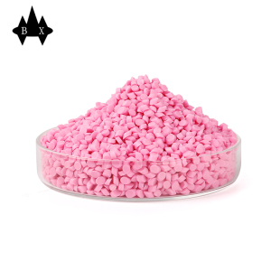 Pink PVC Plastic Pellets for Cable Insulation Sheath