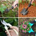 6 Pcs Garden Tools Set Manual Removing Garden Taproot Pruning Shears Trowel Cultivator Weeding Fork Weeder and Secateur Q40
