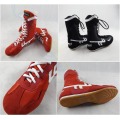 Sanda Martial arts wrestling shoes for men women training shoes rubber outsole lace up boots sneakers professional boxing shoes