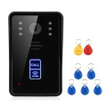 7inch Wireless Wifi RFID Video Door Phone Doorbell Intercom Entry System with 280kg 600BL Mortise Mount Door Magnetic Lock