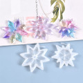 DIY UV Resin Mold Snowflake Pendant Jewelry Accessories Jewelry Tool Silicone Resin Moulds