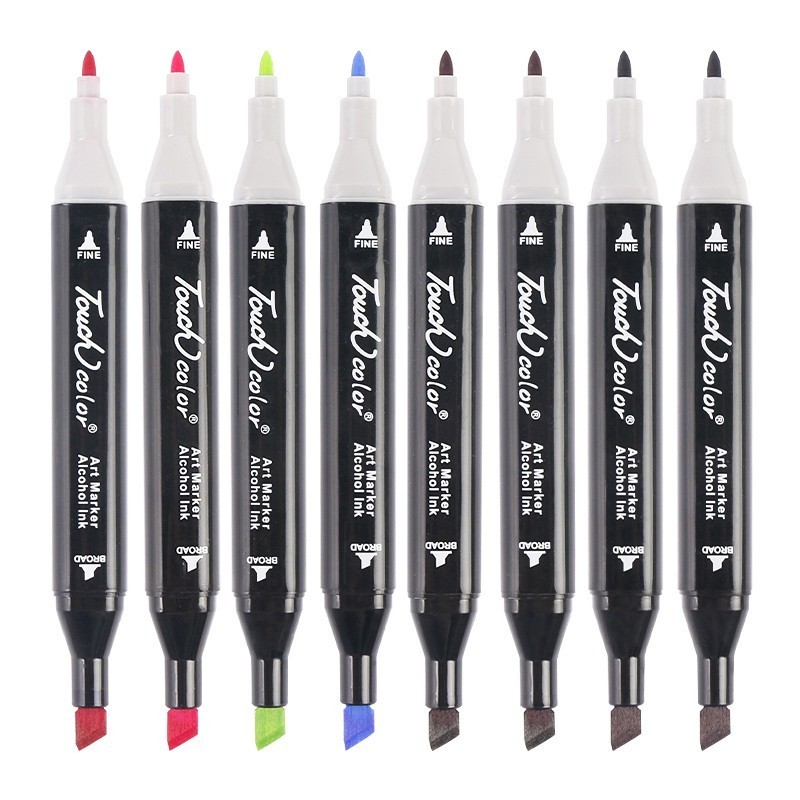 Touch color 30/40/60/80/168 Color Art Markers Set Dual Headed Artist Sketch Oily Alcohol based markers For Animation Manga