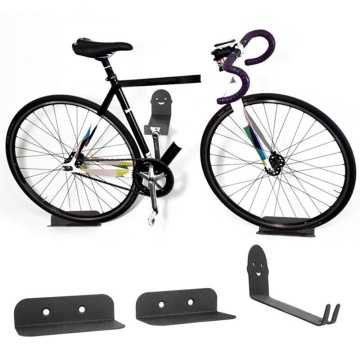 Bike Bicycle Rack Cycling Pedal Padlock Holder Tire Wall Mount Bike Wall Support Storage Hanger Stand Bicycle Accessory