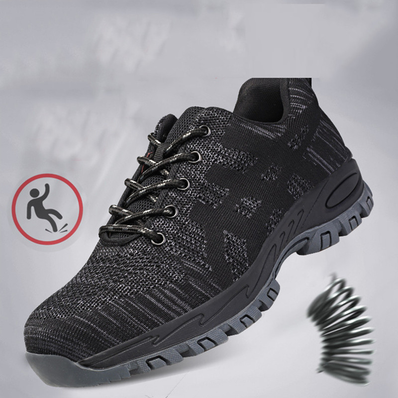 Work Sneakers Men Indestructible Shoes Steel Toe Work Safety Boot Men Shoes Anti-puncture Working Shoes For Men Free Shipping