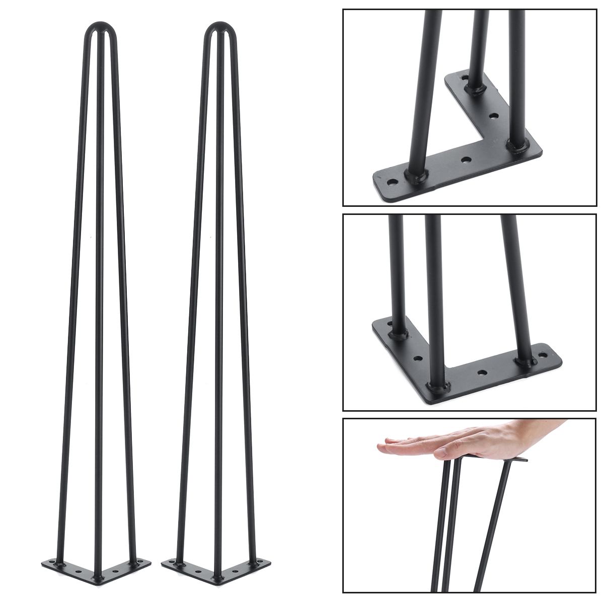 4pcs Iron Table Legs Metal Hairpin Legs Home Furniture Accessories Meubles Feet Pads Furniture Legs Kitchen Furniture Fittings